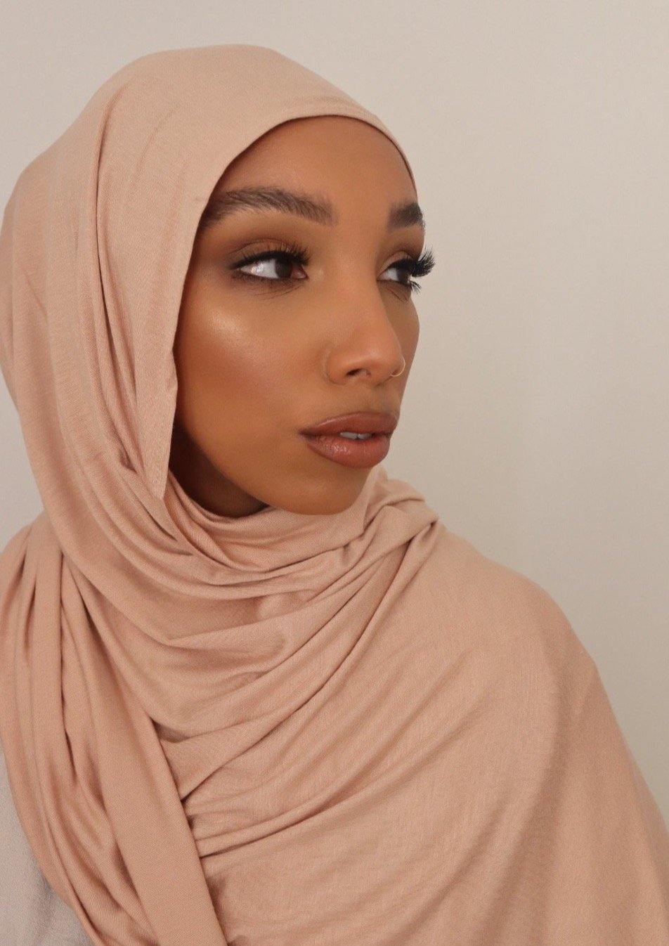 Blush Pink - Premium Ribbed Jersey Hijab