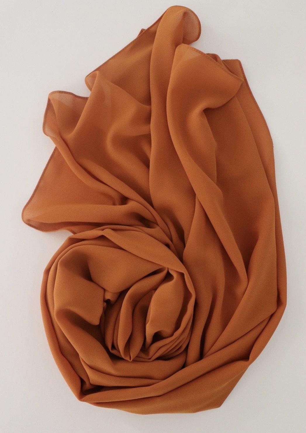 honey bronze everyday luxury chiffon hijab