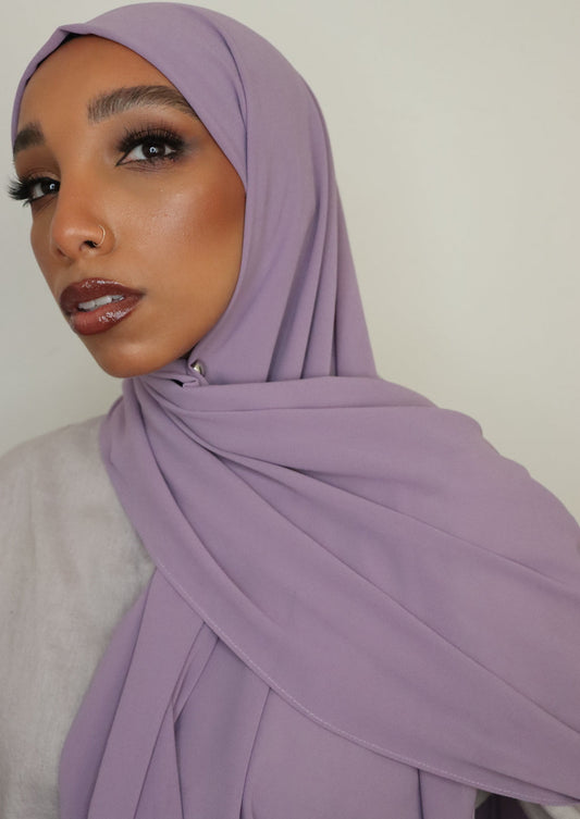 LAVENDER CHIFFON HIJAB