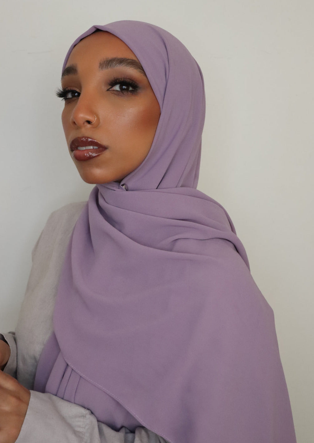 LAVENDER CHIFFON HIJAB