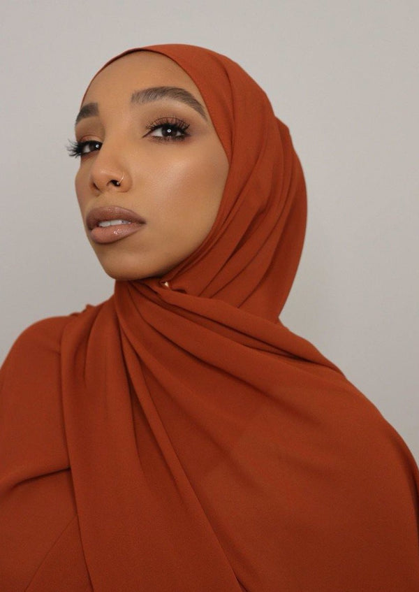 auburn everyday luxury chiffon hijab