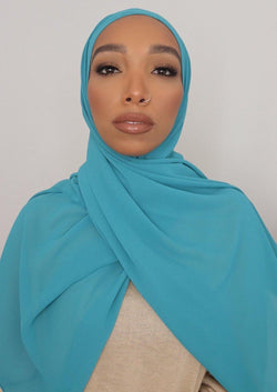 aqua everyday luxury chiffon hijab