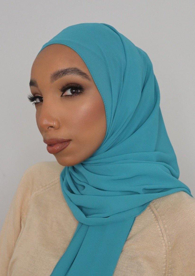aqua everyday luxury chiffon hijab